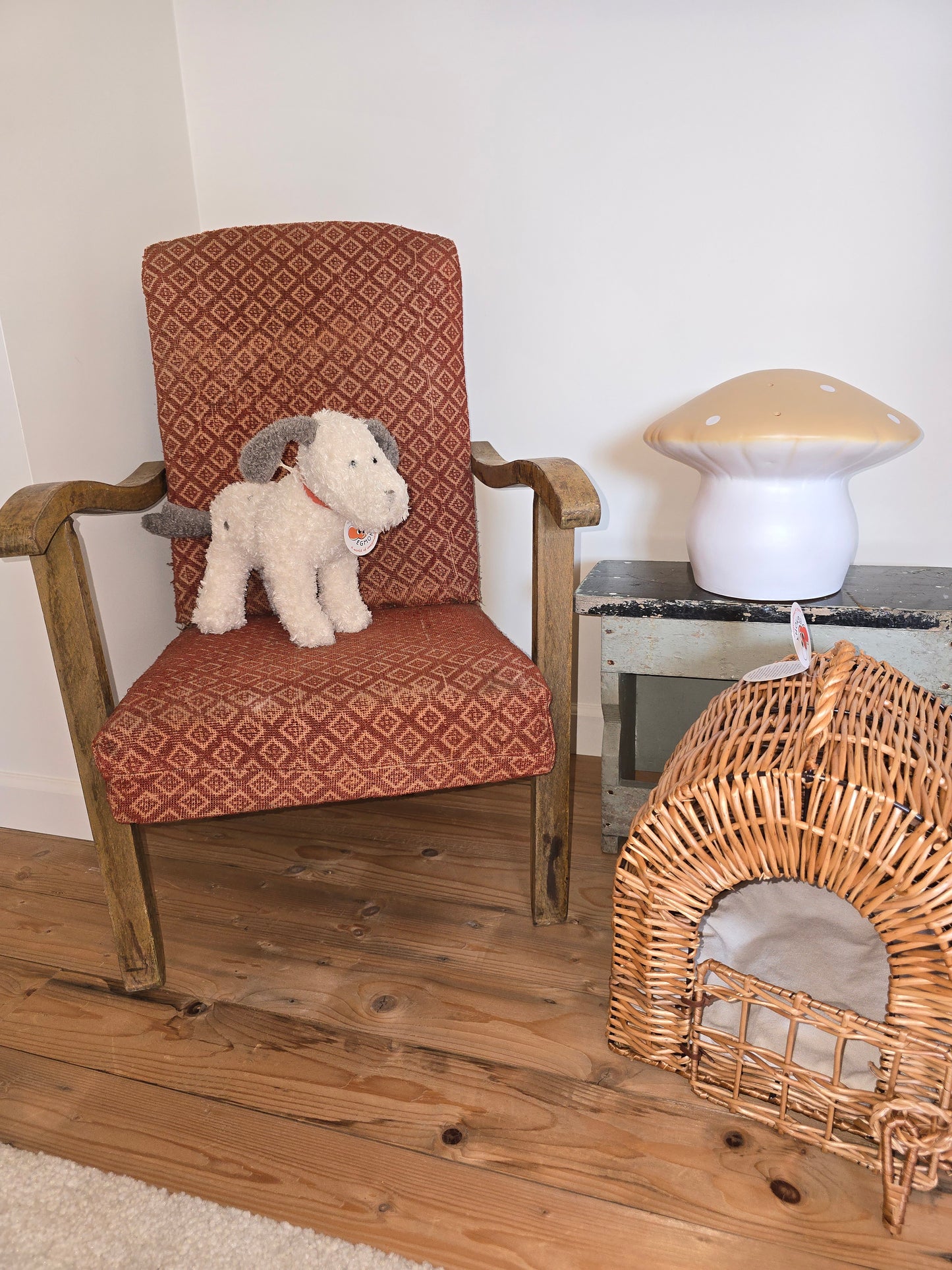 Lamp paddenstoel, Medium, Mokka