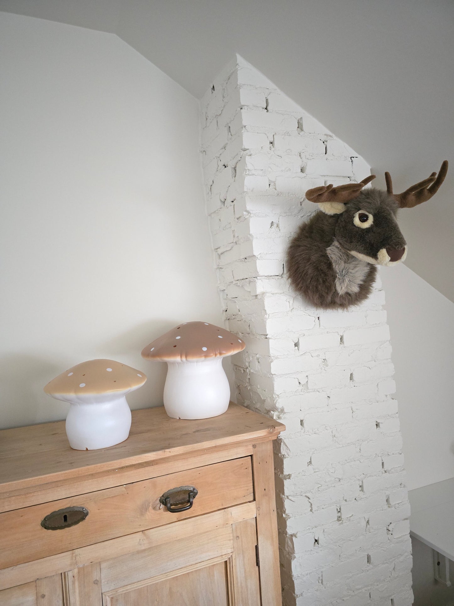 Lamp paddenstoel, Medium, Mokka