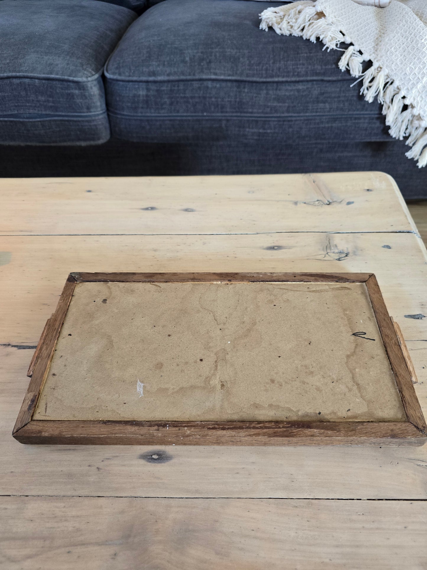 Plateau, met bloemen tegeltjes