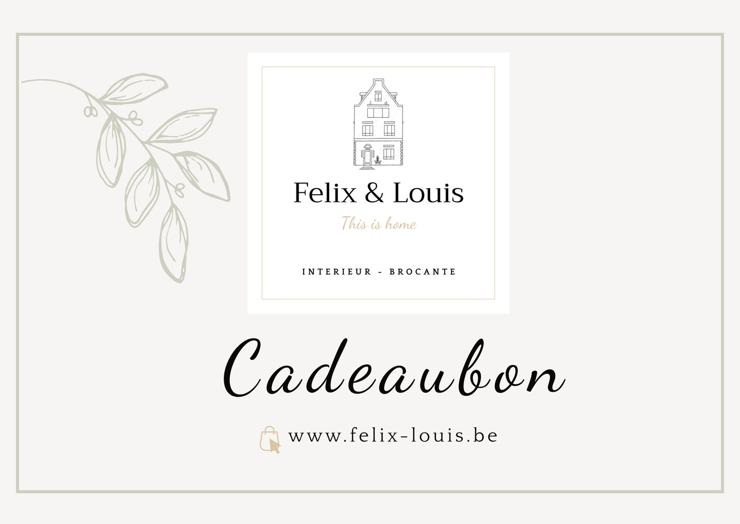 Felix & Louis cadeaubon
