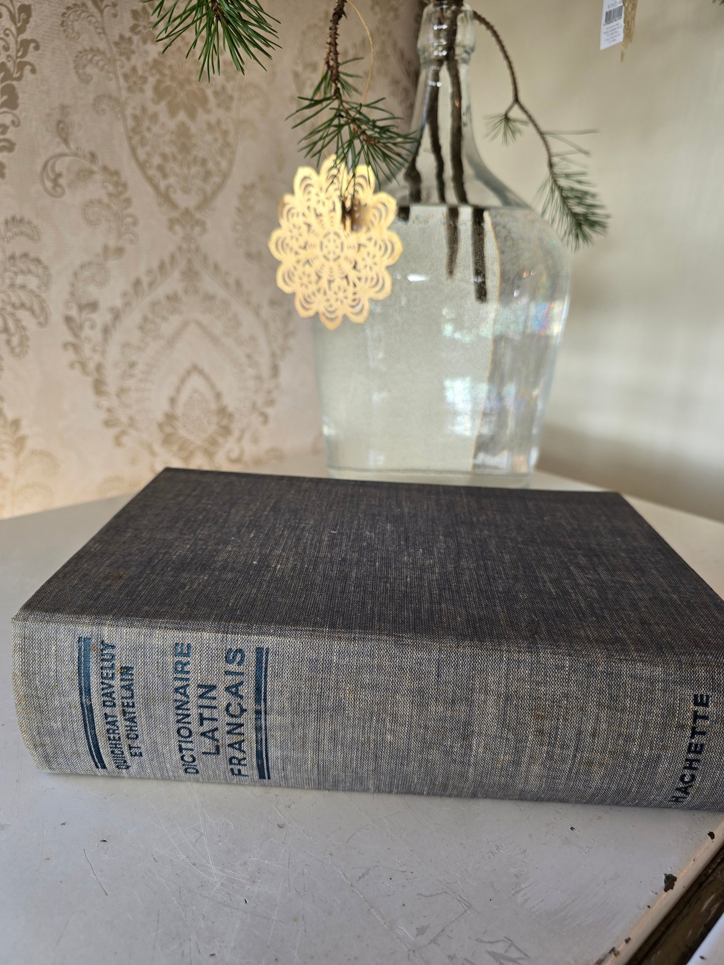 Set antieke Franse boeken, blauw