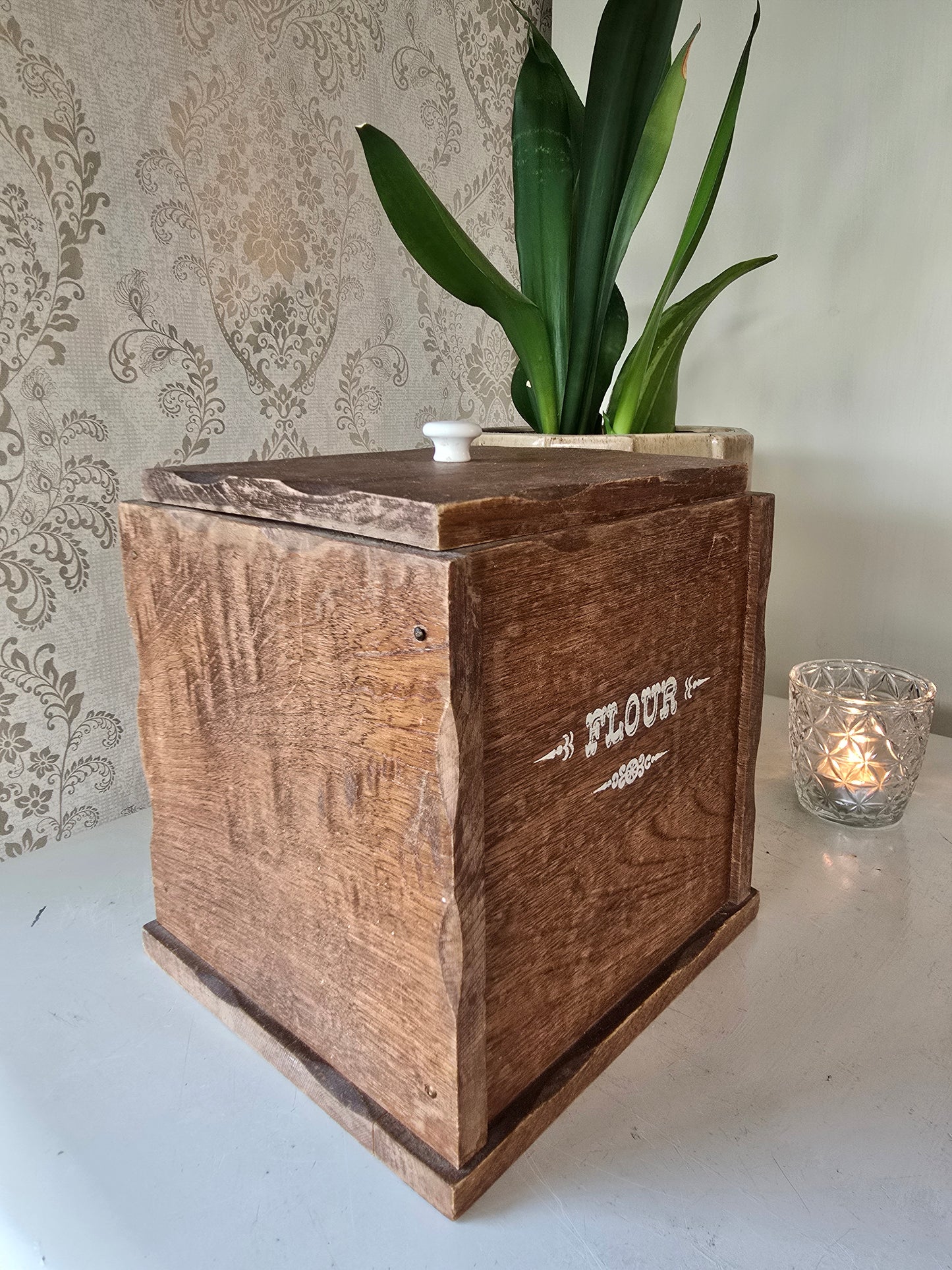 Set van 3 voorraadpotten, Flour - Sugar - Tea