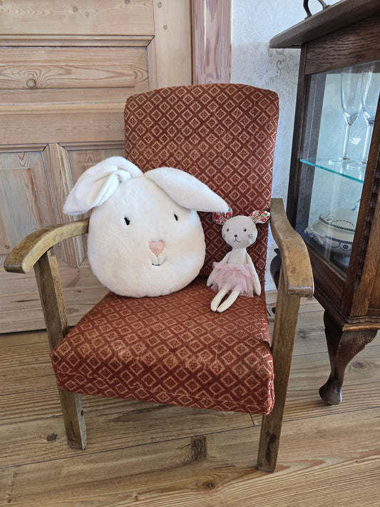 Antiek houten kinderzeteltje