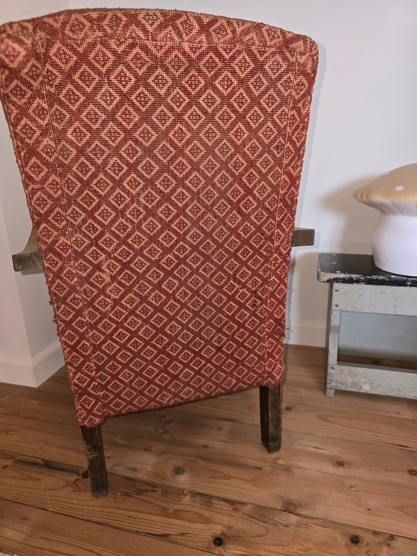 Antiek houten kinderzeteltje