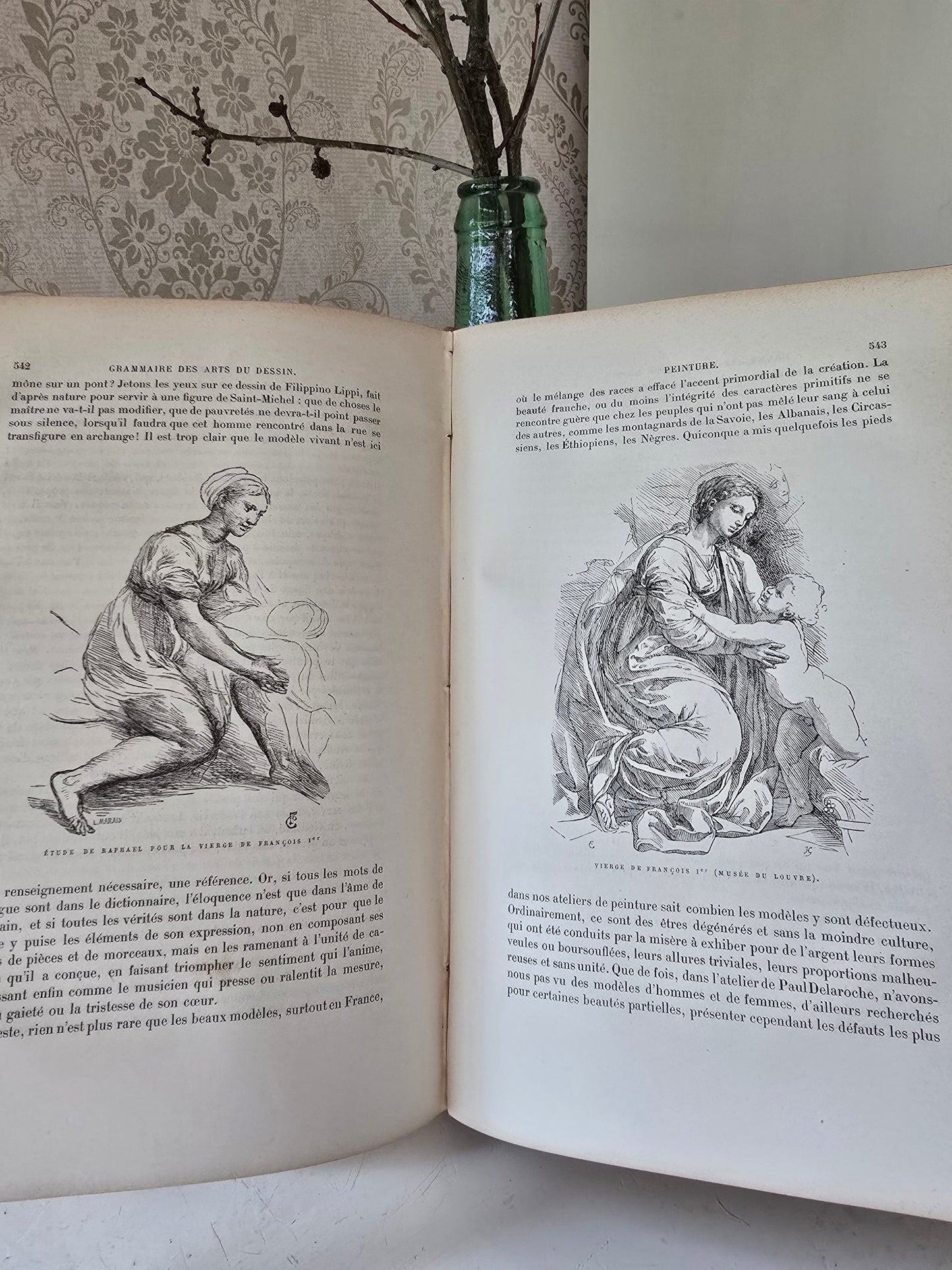 Oud Frans boek, rood