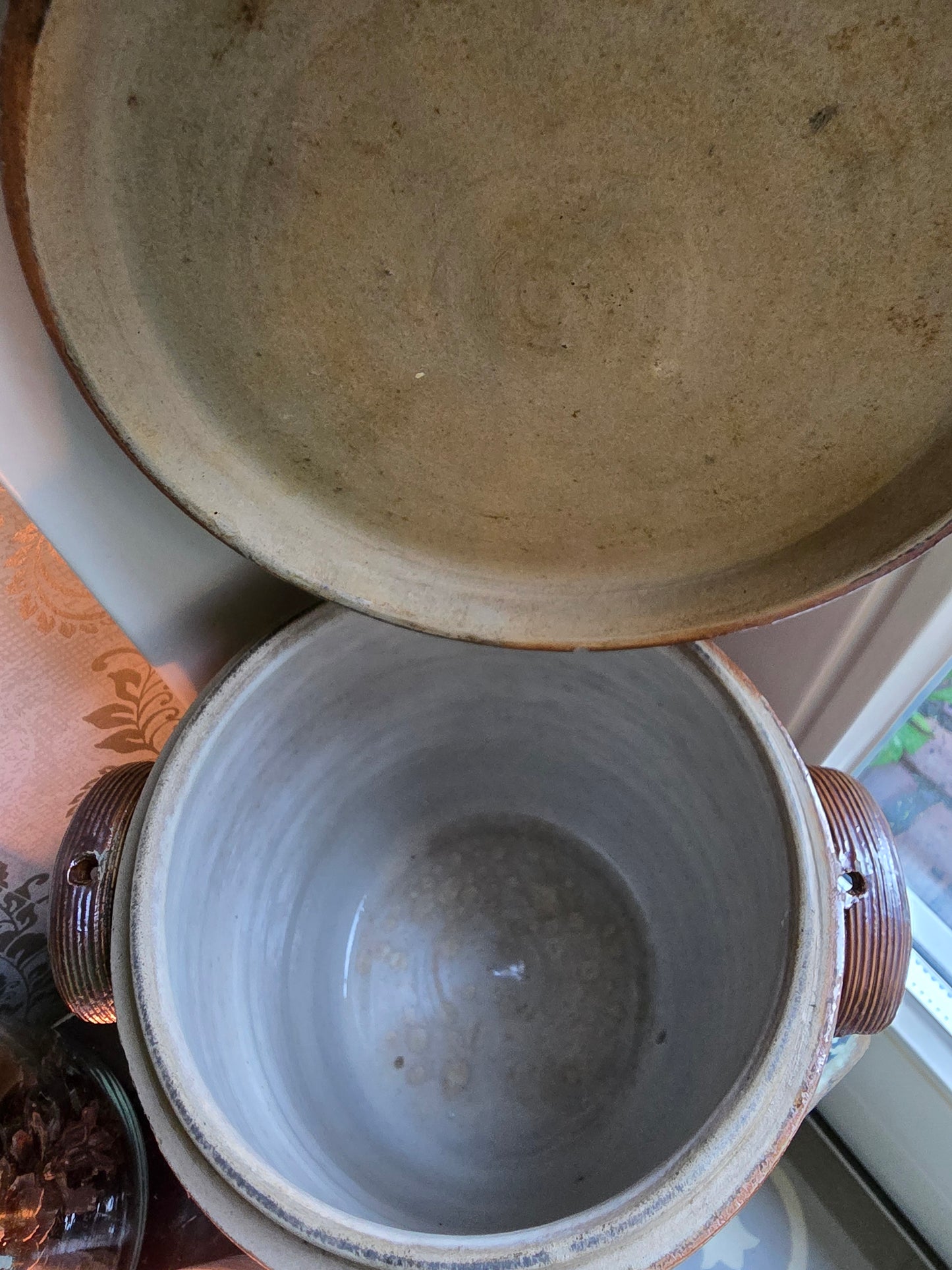 Authentieke grespot, H19cm x Ø 14,5cm