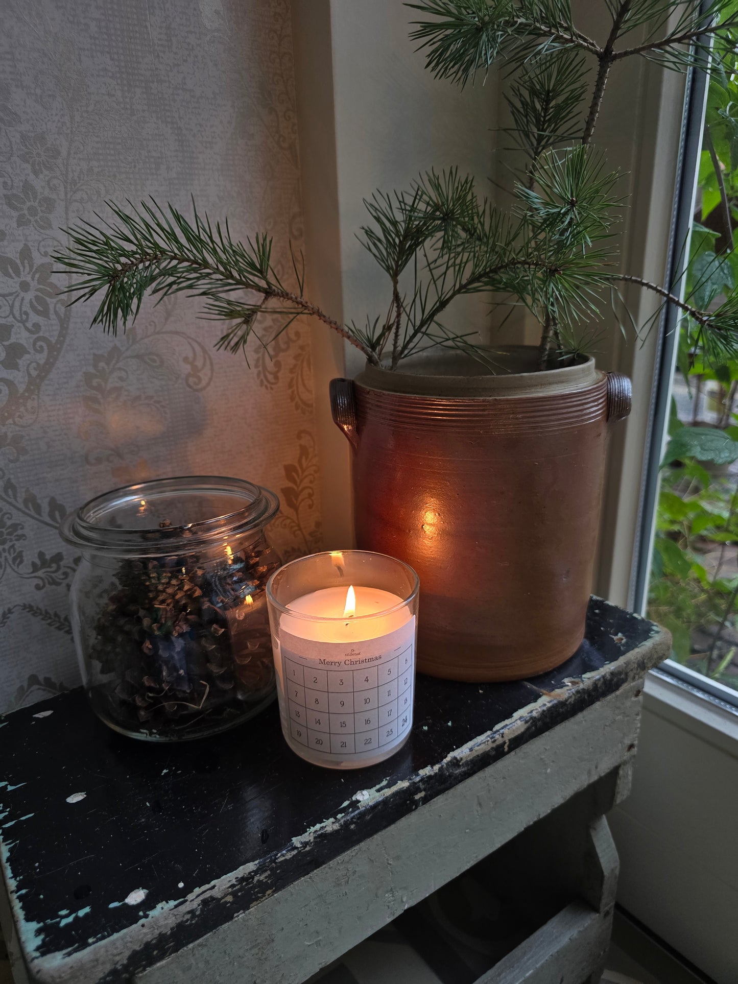 Authentieke grespot, H19cm x Ø 14,5cm