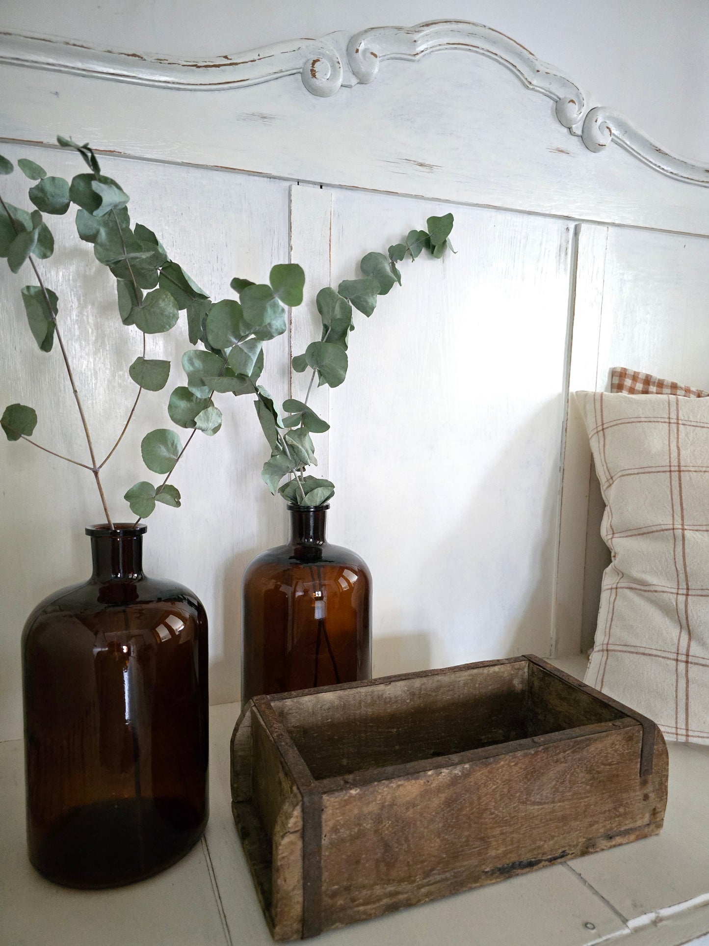 Oude apotheekflessen, set van 2