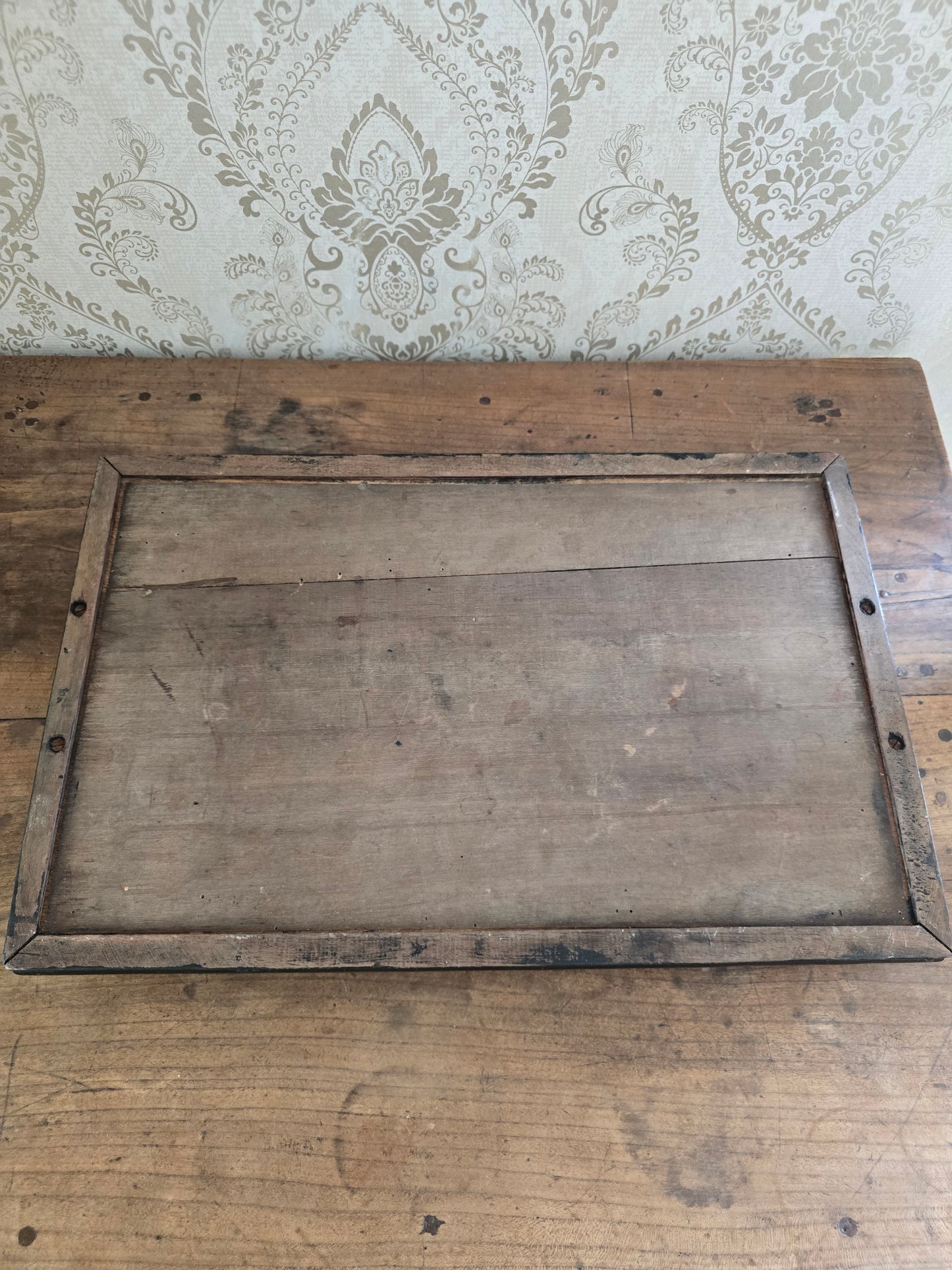 Brocante plateau, zwart