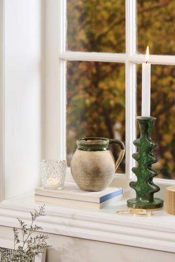 Kaarsenhouder voor theelichtje met patroon