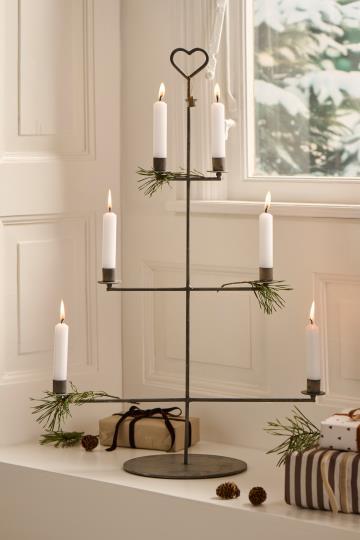 Kaarsenhouder, H72,3 x B45,3 voor Ø 2,2 kaarsen