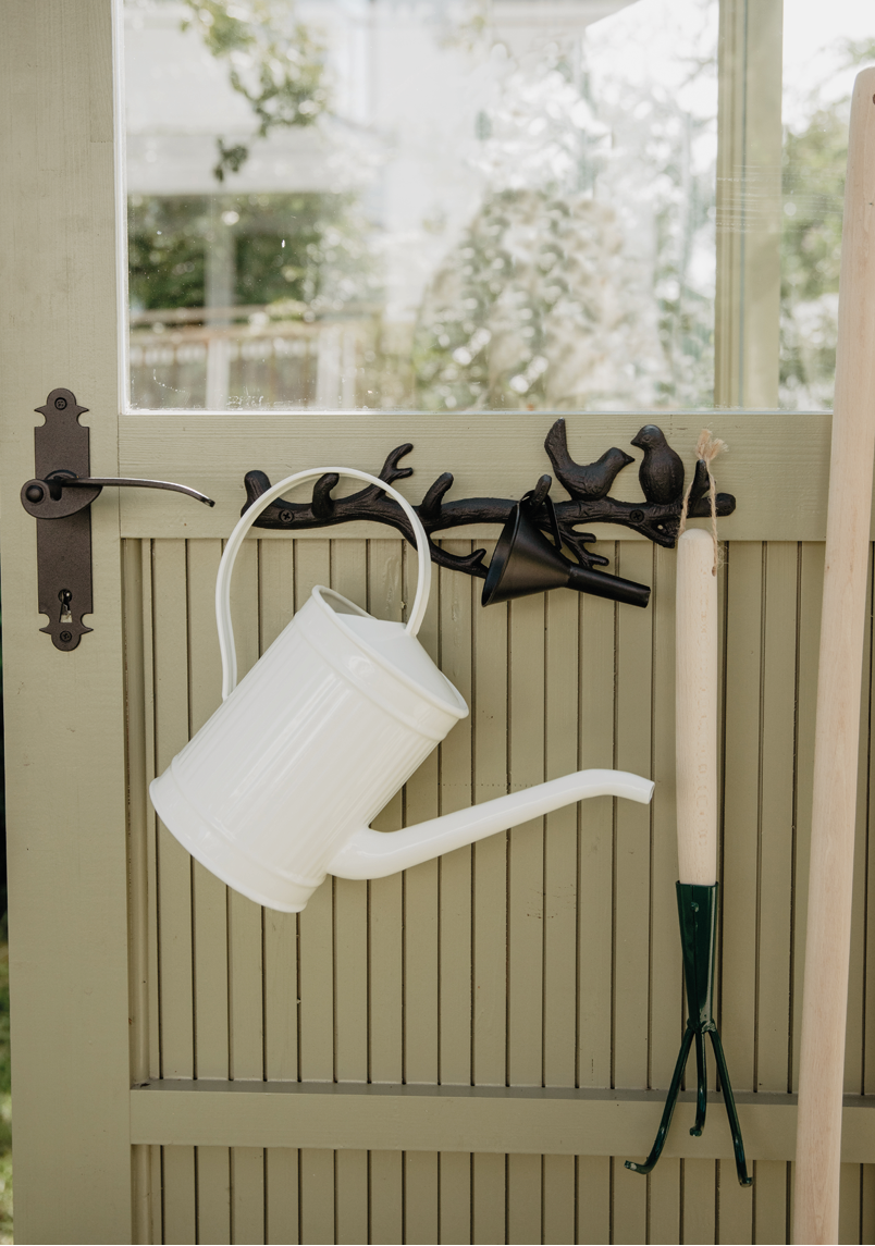Wandhanger, gietijzer, vogels
