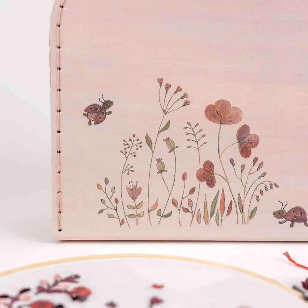 Borduurpakket lieveheersbeestjes