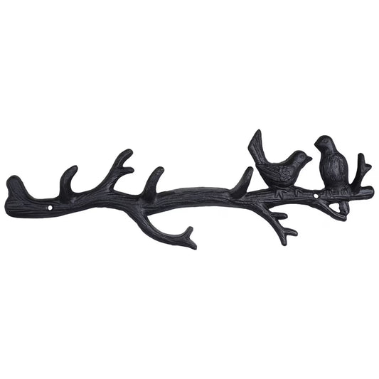 Wandhanger, gietijzer, vogels