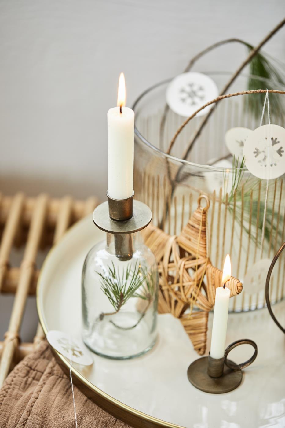 Kaarsenhouder, voor in een fles, Ø 2,2 kaars